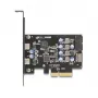 PCI Express x4 karte DELOCK 90345 ar 2 ārējiem USB Type-C portiem