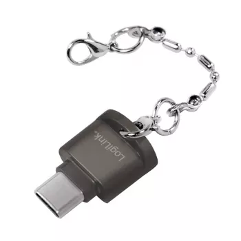 USB-C uz microSD karšu lasītājs kā atslēgu piekariņš