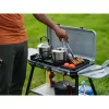 Camping Kitchen 2 Multi Cook Plus, gāzes plīts, pelēka, 2 gatavošanas zonas 2x 1,8 kW + grila plāksne 0,9 kW, modelis 2025