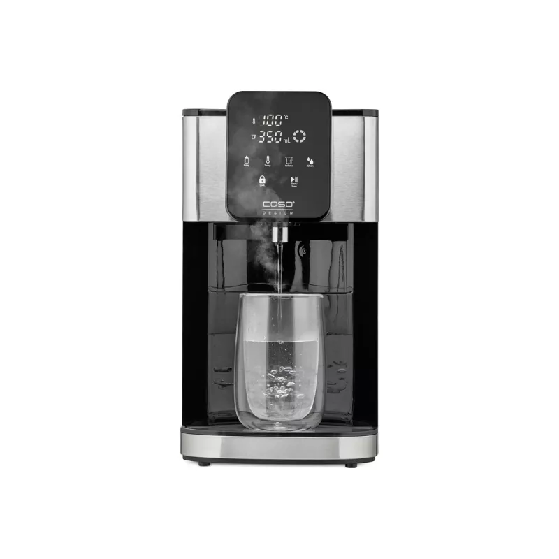 Elektriskā tējkanna Caso Turbo Hot Water Dispenser HW 1660 — 4 L, 2600 W, melna/nerūsējošais tērauds
