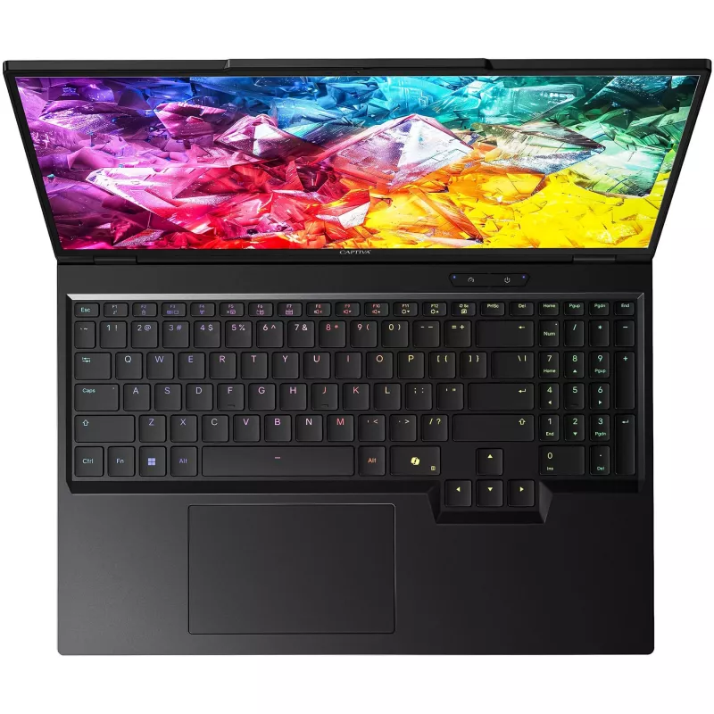 Captiva Ultimate Gaming R95-061GE spēļu portatīvais dators, AMD Ryzen 9 9955HX, 16 collu WQXGA, 64GB DDR5, 2TB SSD, NVIDIA GeForce RTX 5090, Windows 11