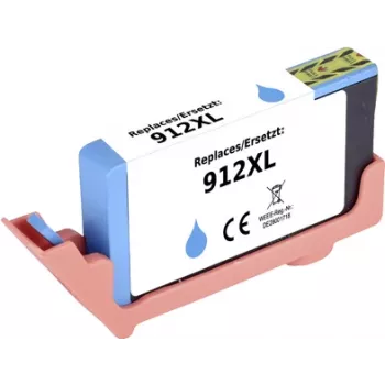 Renkforce tintes kārtridžs aizvieto HP 912 XL (3YL81AE) saderīgs ciānkrāsas RF-I-HP912XLC RF-5718846 (RF-5718846)