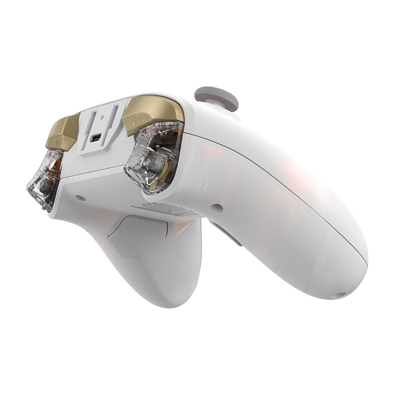 Bezvadu kontrolieris GameSir Cyclone 2 HRG1001 — Bluetooth, ergonomisks dizains, balts