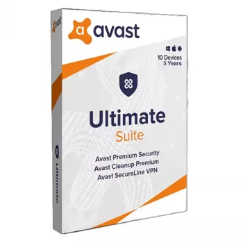 Avast Ultimate atslēga – 10 ierīču, 3 gadi (Global)