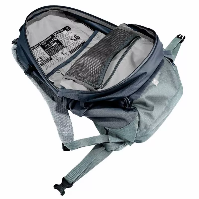 Mugursoma DEUTER Trail 25 — 25 L pārgājienu dienas soma, melnā/akmens pelēkā