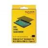 SSD korpuss DeLOCK 42609 Melns M.2