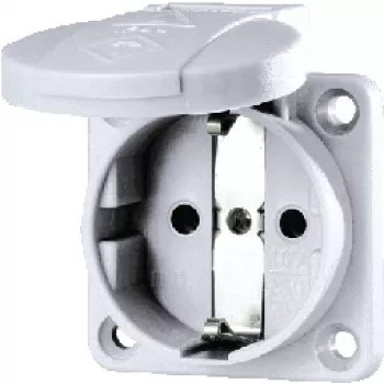 MENNEKES SCHUKO paneļa kontaktligzda 16A 11030 pelēka 2P+E 230V 11030 (11030.)