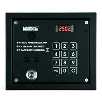 Audio panelis Laskomex CP-2503TP ar Dallas atslēgu lasītāju, melns