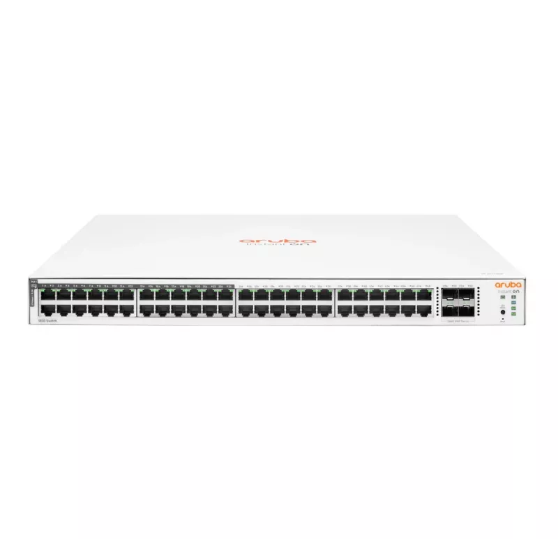HPE Aruba Networking Aruba Instant On 1830 48G 24p Class4 PoE 4SFP 370W pārvaldīts L2 Gigabit Ethernet (10/100/1000) Power over Ethernet (PoE) 1U