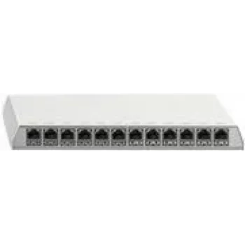 Plākšņu panelis Rutenbeck PP-Cat.6A iso-12 12 x RJ-45 ekranēts tīri balts