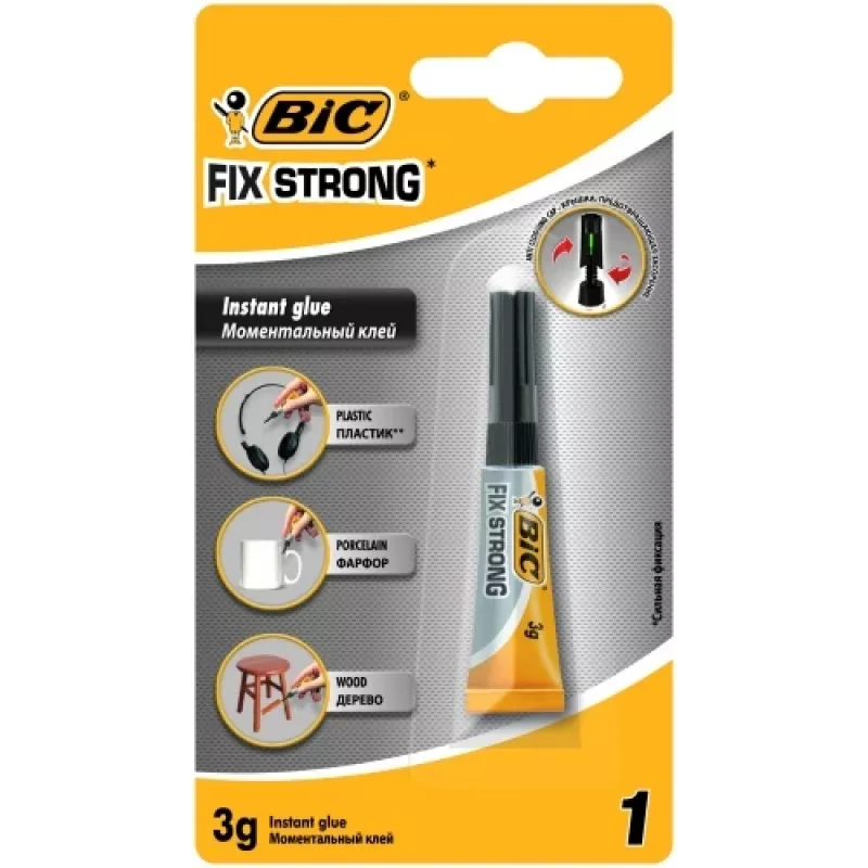 BIC GLUE FIX STRONG 3G LQD BL1 GRP2 EU, 1 gab. 9020852
