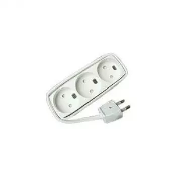 Microconnect GRUELU3H015 strāvas pagarinātājs 1,5 m 3 maiņstrāvas kontaktligzdas Balts