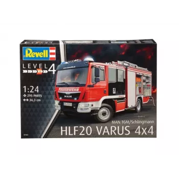Revell 1/24 mēroga MAN/Schlingmann HLF 20 Varus modeļa komplekts