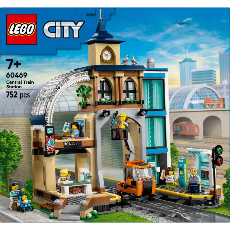 LEGO CITY 60469 Centrālā dzelzceļa stacija