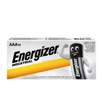 Energizer Industrial AA Alkaline baterijas - 6x Packs of 10 + 6x Free Packs of 10