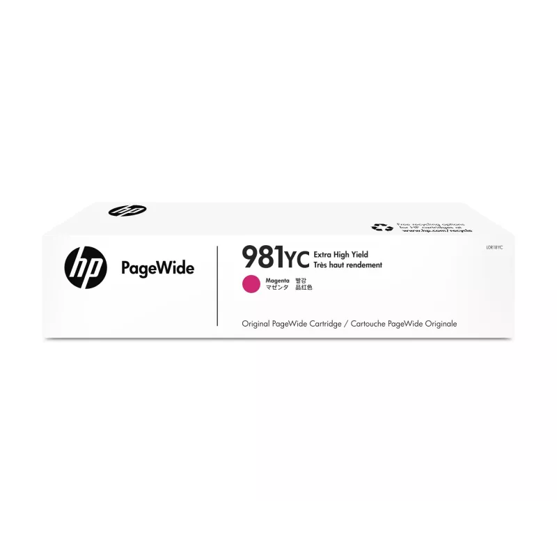 Tintes kasetne HP 981YC Extra High Yield 16000 lappuses fuksīna