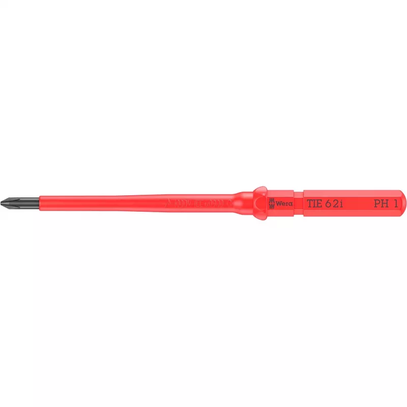 Wera 05006619001 VDE skrūvgriežu komplekts, 17 daļas, Phillips, rievotais, Pozidriv, TORX, iekšējais četrstūra profils (Robertson) (05006619001)