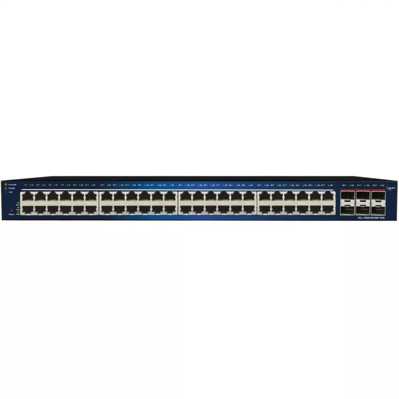Ethernet slēdzis ALLNET ALL-SG8454M-10G – pārvaldāms 48+6 portu Gigabit ar 10G augšupsaitēm