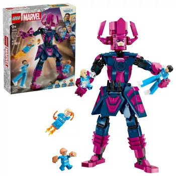 LEGO konstruktors Marvel Super Heroes 76316 — Fantastiskais četrinieks: Galactus minifigūru komplekts, 427 detaļas, 4 minifigūras, vecumam 9+