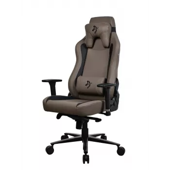 Spēļu krēsls Arozzi Vernazza SoftPU Brūns — ergonomisks dizains, SoftPU apdare