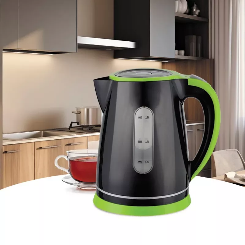 Elektriskā tējkanna Maestro MR-058-Melns — 1,8 L tilpums, 2000 W jauda