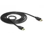 DeLOCK - DisplayPort kabelis - DisplayPort (vīr.) uz DisplayPort (vīr.) - 1,5m - 4K atbalsts - Melns (85508)
