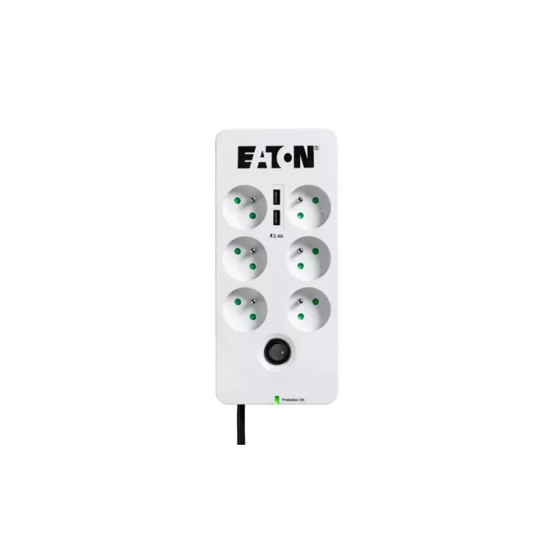 Strāvas sadalītājs Eaton Protection Box 6 Tel@ USB FR