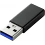 Renkforce RF-4472306 Kabeļa saskarnes/dzimuma adapteris USB Type A USB Type C Melns (RF-4472306)