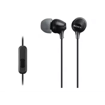 Sony MDR-EX15AP, vadu, 8 - 22000 Hz, zvani/mūzika, 3 g, austiņas, melna