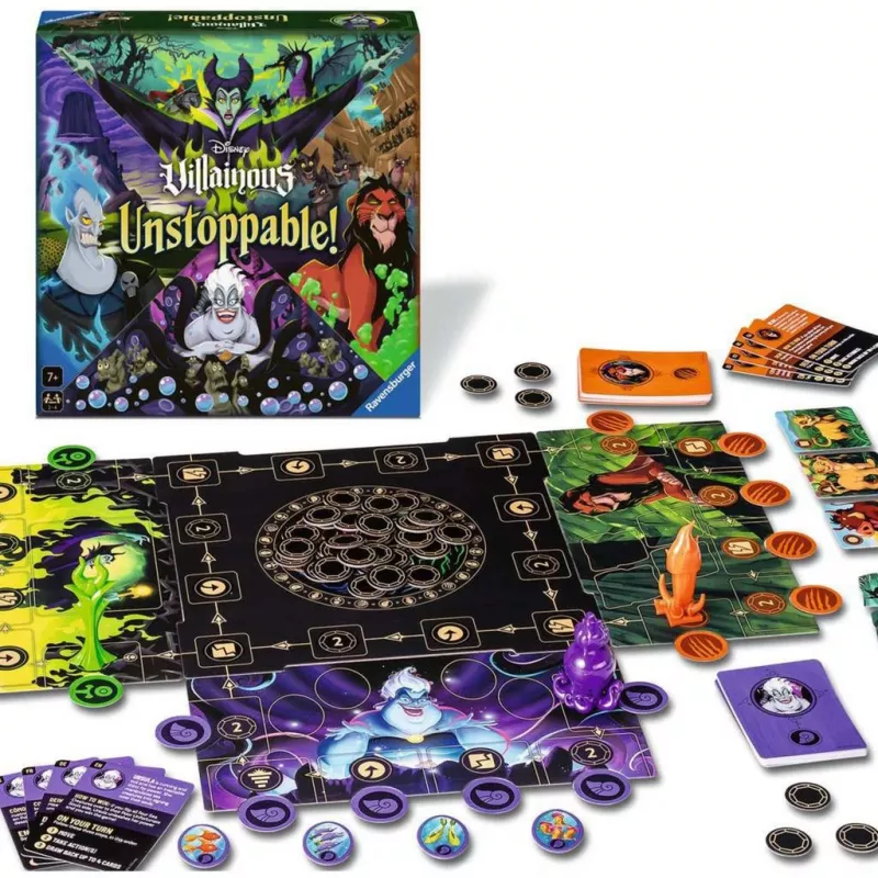 Galda spēle Ravensburger Disney Villainous Unstoppable! Stratēģija vecumam no 7 gadiem