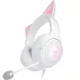 Austiņas Razer Kraken Kitty V2 vadu USB Type-A baltas — apkārtauss, galvas lente, 20–20000 Hz, 2 m kabelis