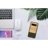 Viedtālruņa maciņš man and wood Galaxy S10 — bambusa mežs melns