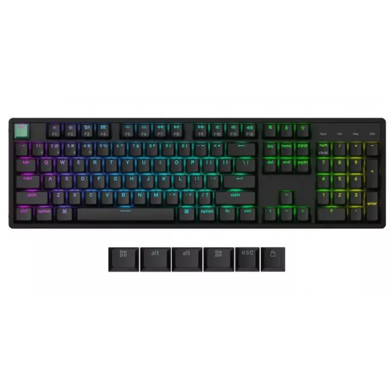 Tastatūra Wrl K10 HE/Melns K10H-J1 Keychron
