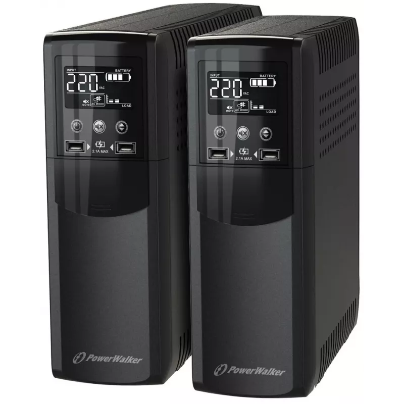 PowerWalker VI 800 CSW IEC nepārtrauktās barošanas avots (UPS) Line-Interactive 0,8 kVA 480 W 8 maiņstrāvas izejas ligzdas