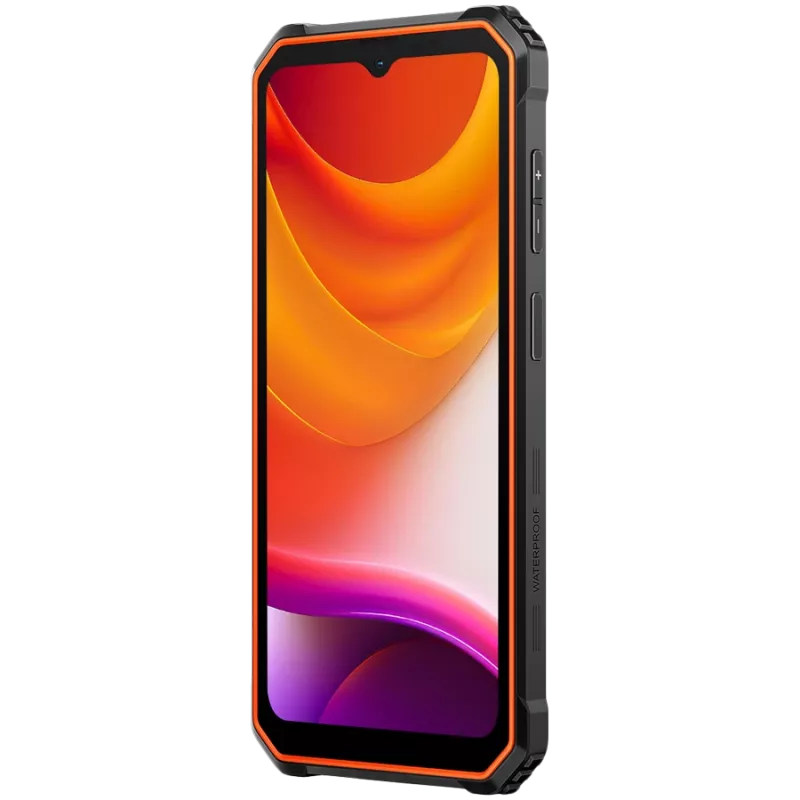 Blackview Rugged BV4800SE LTE 6.56 inch HD+IPS 720x1612 90Hz 4Gb+64Gb UMS9320E Octa-Core 1.8GHz CAM Priekšējā 8MP Aizmugurējā 16MP+2MP NFC 5100mAh BEZ Lādētāja Android 15 Oranžs