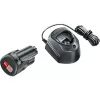 Bosch 1 600 A01 L3D bezvadu instrumentu akumulators / lādētājs Akumulatora un lādētāja komplekts