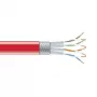 Tīkla kabelis Melns Box Cat6 sarkans 30m S/FTP