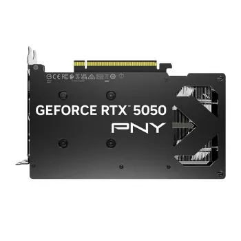 Grafikas karte PNY GeForce RTX 5050 — 8 GB GDDR6, 2317 MHz, 128 bitu, PCIe x8 5.0, dubultā ventilatora dzesēšana
