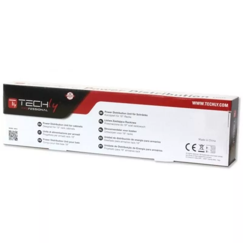 Techly 19 collu plaukta PDU barošanas sadalītājs (023783)