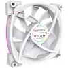 Datora korpusa ventilators Montech AX140 PWM 140 mm, šautenes gultnis, 540–1760 RPM, balts