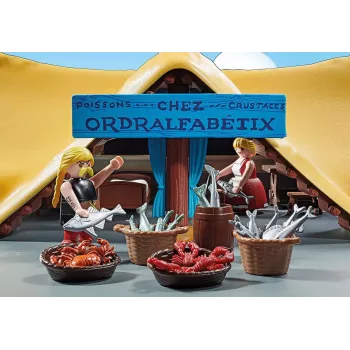 Playmobil 71266 Asterikss: Higiēniksa būda Higiēnikss un viņa sieva Baktērija Kolekcija Spēļu figūras Asteriksa kolekcionāri un fani Jautra iztēles ro
