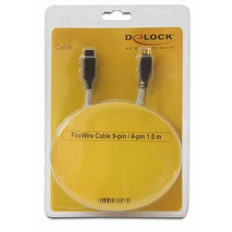 FireWire A/B kabelis DeLOCK 82588 1,0 m pelēks