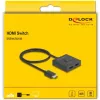 HDMI pārslēdzējs DeLOCK 18901 144Hz melna plastmasa 55x55x15mm