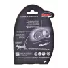 Izvelkamā siksna Flexi New Classic Cat XS 3 m — auklas pavada maziem mājdzīvniekiem, melna, maksimālā slodze 8 kg