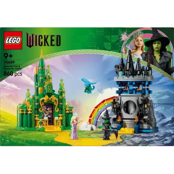 LEGO būvkomplekts Wicked 75689 — Smaragda pilsētas un Kiamo Ko pils spēļu komplekts