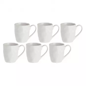 6 krūzīšu komplekts LA PORCELLANA BIANCA U10077009U00-Z 110 ml porcelāna