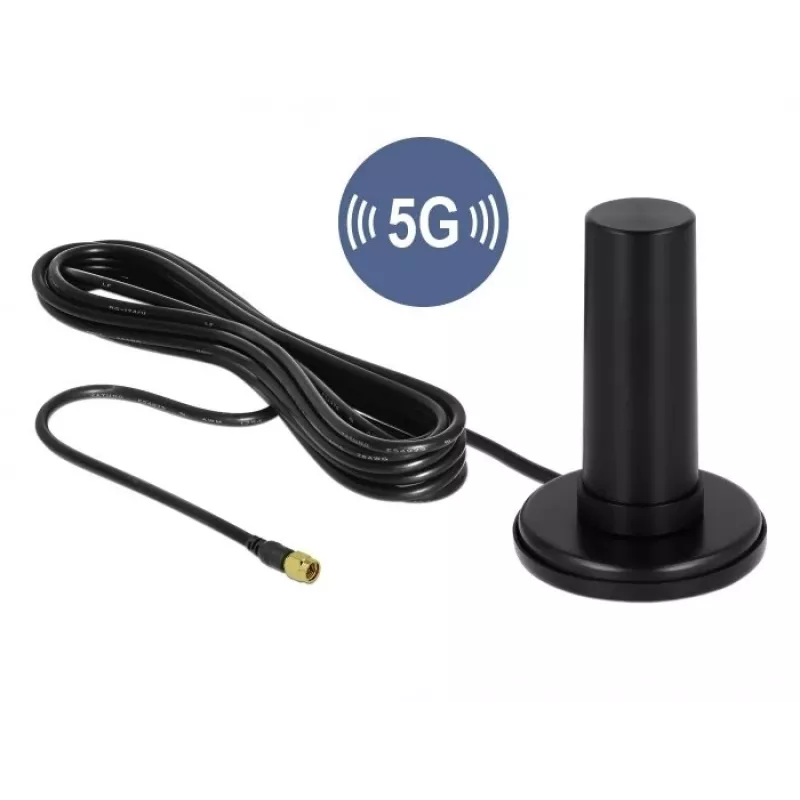 DeLOCK 12590 tīkla antena, visvirziena antena, SMA, 3 dBi