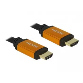 HDMI kabelis DeLOCK 85728 1,5 m A tips melns zeltains