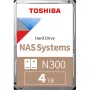 HDD Toshiba N300 4 TB 3.5 collas Serial ATA III