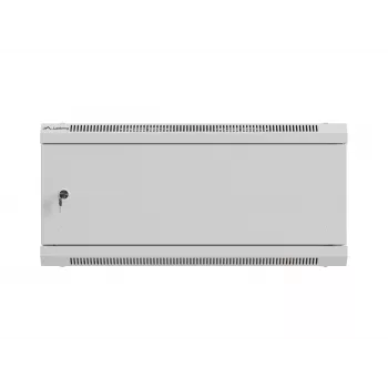 Piestiprināms 19 collu montāžas skapis LANBERG WF01-6404-00S 4U 600×450 mm, pelēks